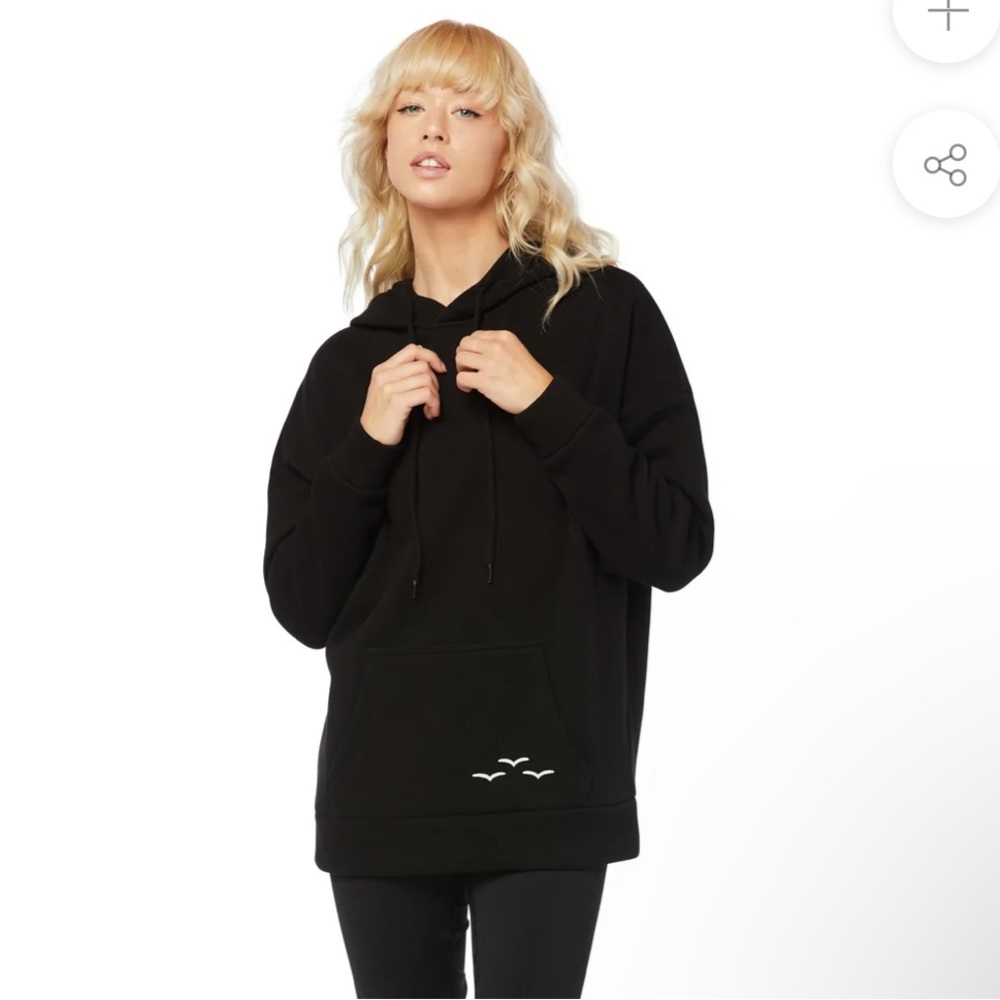 lazypants black hoodie